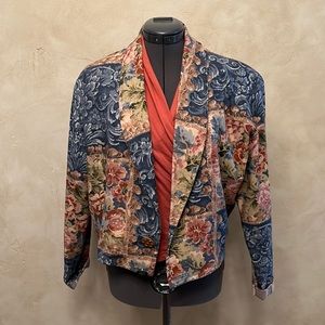 Vintage Retro- My Boyfriend’s Back - Multi Color 100% Cotton Coat Fully Lined